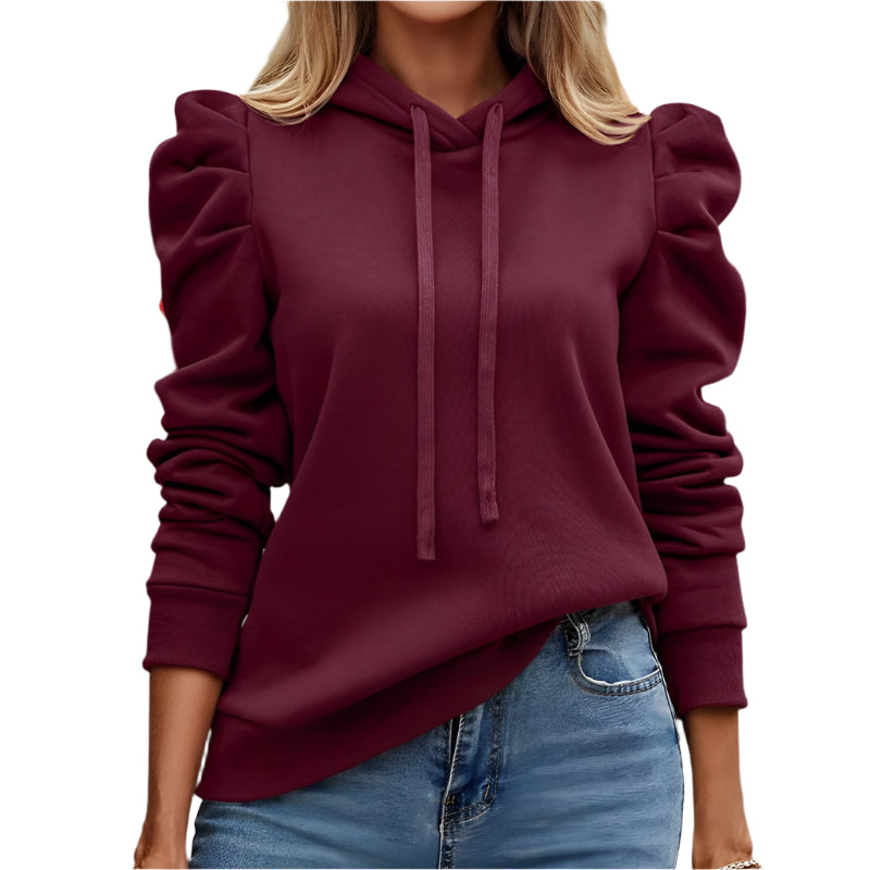 Ruffed™ Oversized Shoulder Hoodie